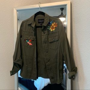 Embroidered Green Jacket